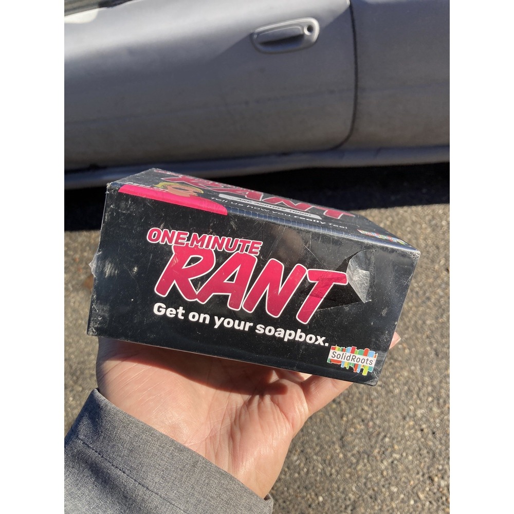 One Minute Rant Solid Roots Family Game New In Box Sealed Family Fun Game Night - Picture 4 of 10